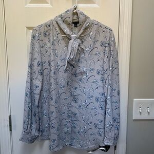 Ann Taylor Bow Blouse